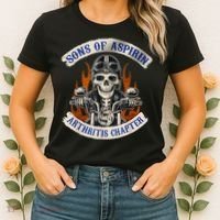Sons Of Aspirin Arthritis Chapter Funny Biker Women's T-Shirt thumb 2