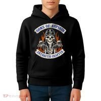 Sons Of Aspirin Arthritis Chapter Funny Biker Kids Hoodie thumb 4