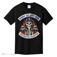 Sons Of Aspirin Arthritis Chapter Funny Biker Kids T-Shirt thumb 0
