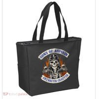 Sons Of Aspirin Arthritis Chapter Funny Biker Tote Bag thumb 2