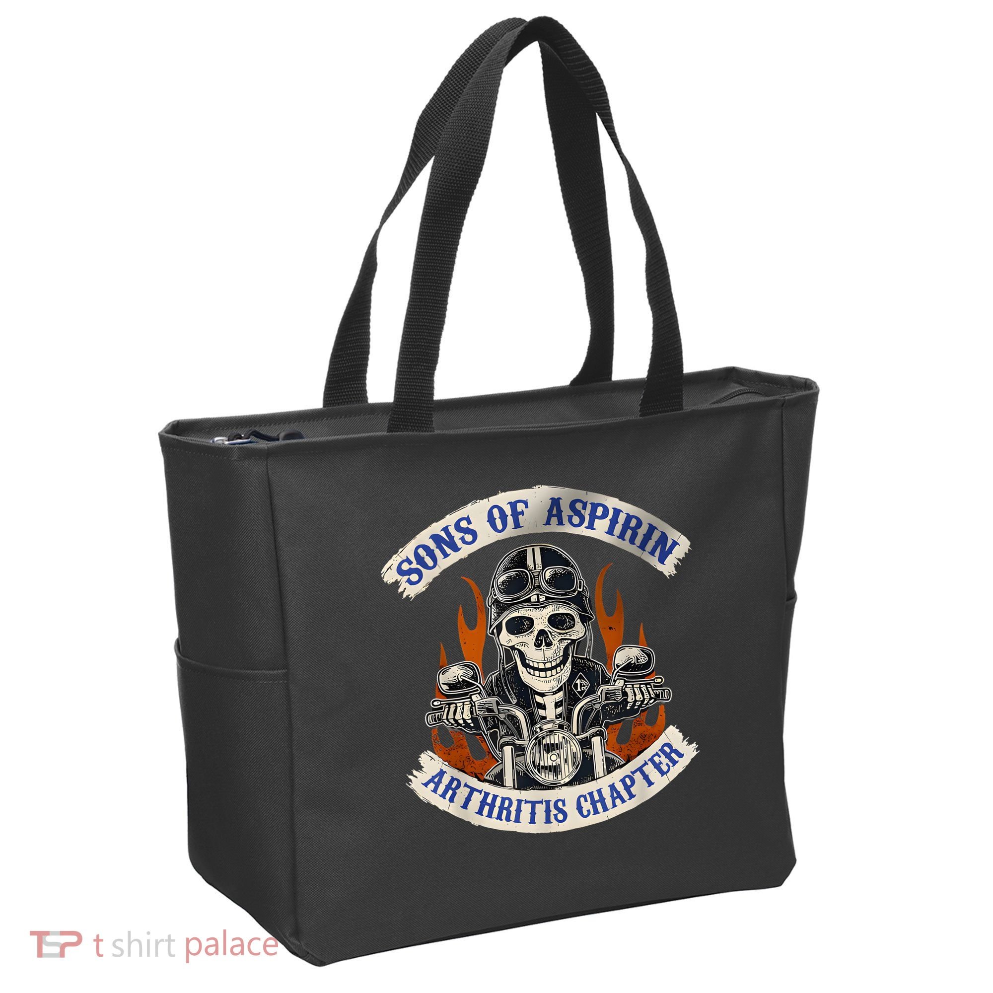 Sons Of Aspirin Arthritis Chapter Funny Biker Tote Bag