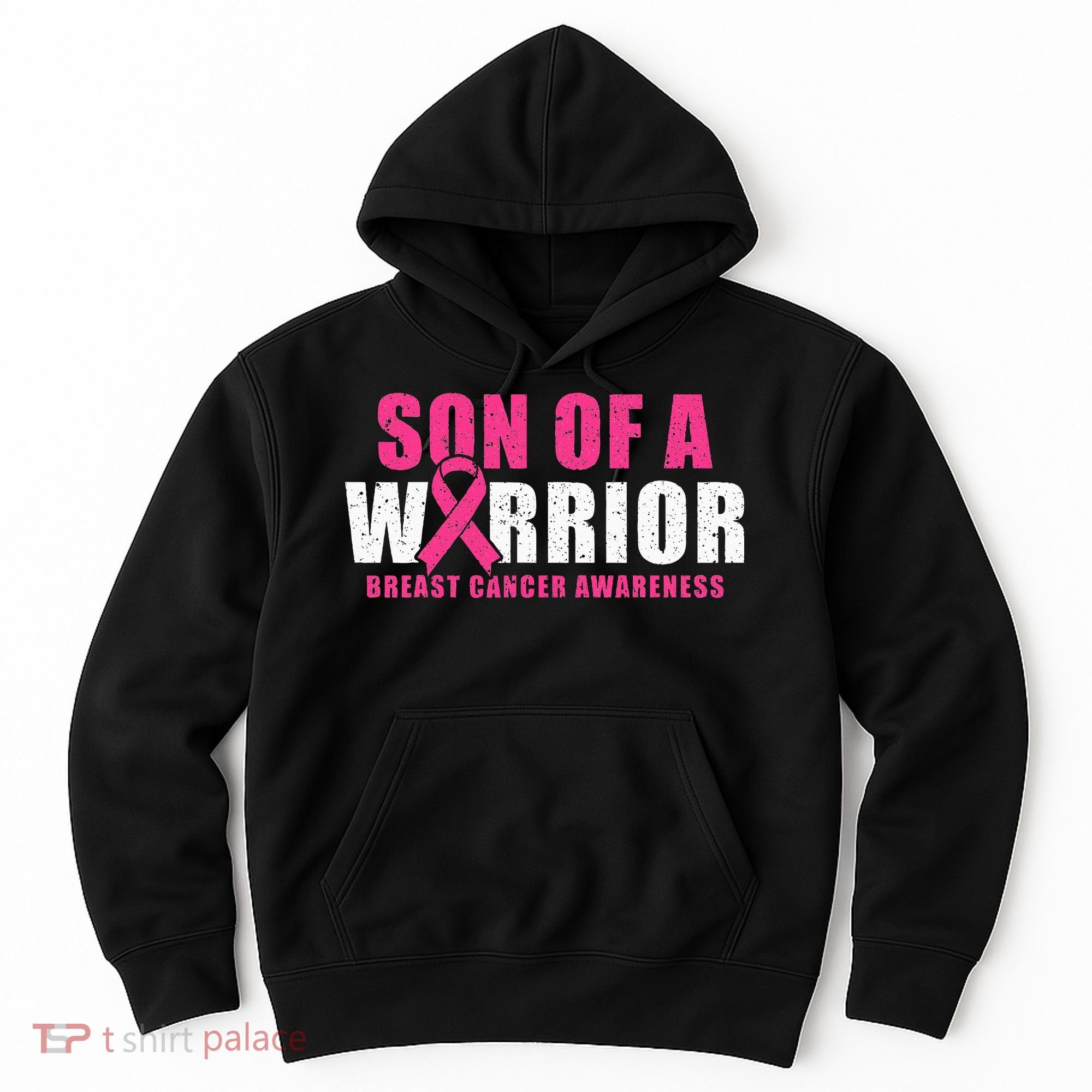 Son Of A Warrior Breast Cancer Awareness Hoodie