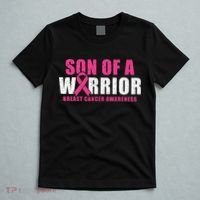 Son Of A Warrior Breast Cancer Awareness T-Shirt thumb 5