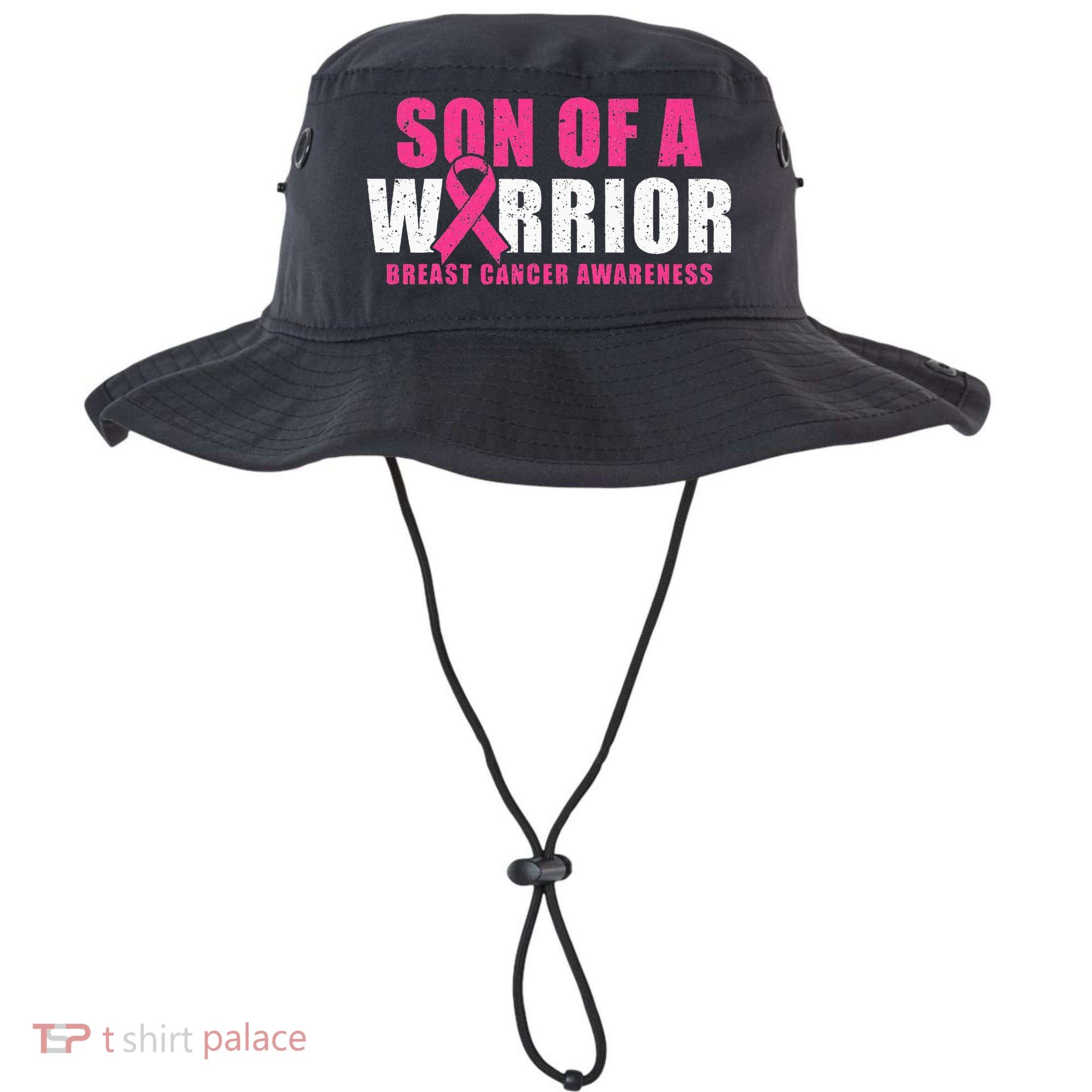 Son Of A Warrior Breast Cancer Awareness Bucket Hat