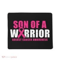 Son Of A Warrior Breast Cancer Awareness Mousepad thumb 0