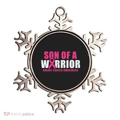Son Of A Warrior Breast Cancer Awareness Ornament