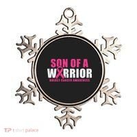 Son Of A Warrior Breast Cancer Awareness Ornament thumb 0