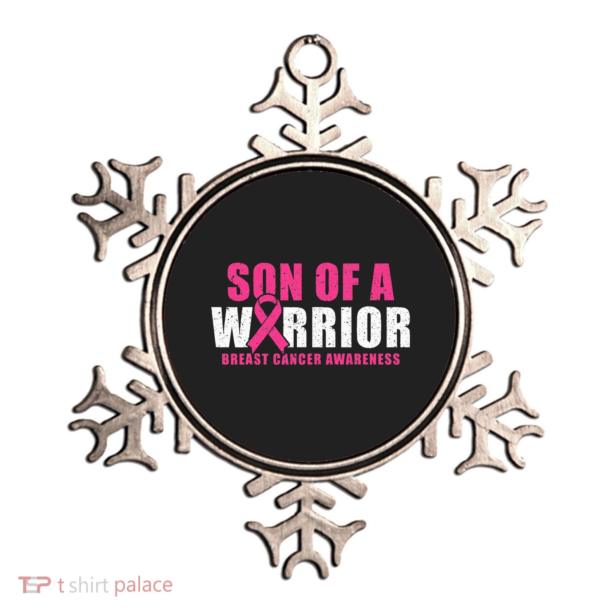 Son Of A Warrior Breast Cancer Awareness Ornament
