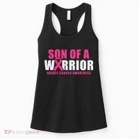Son Of A Warrior Breast Cancer Awareness Women's Tank Top thumb 0