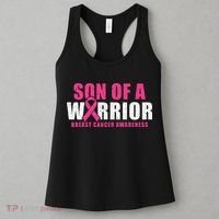 Son Of A Warrior Breast Cancer Awareness Women's Tank Top thumb 3