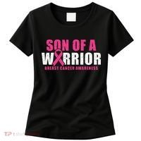 Son Of A Warrior Breast Cancer Awareness Women's T-Shirt thumb 0