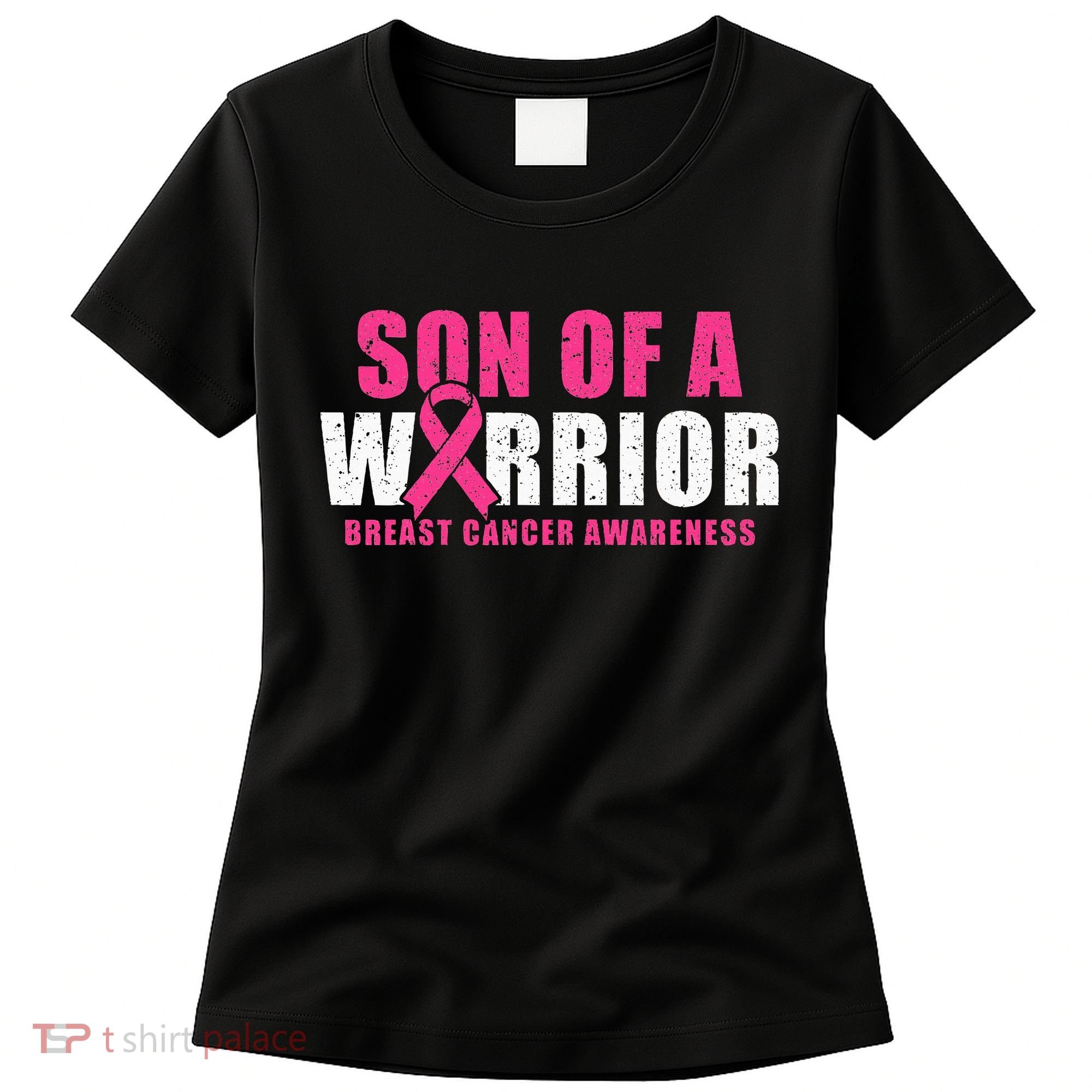 Son Of A Warrior Breast Cancer Awareness Women's T-Shirt