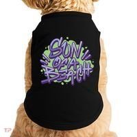 Sun Of A Beach Graffiti Summer Doggie Tank thumb 0