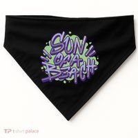Sun Of A Beach Graffiti Summer USA-Made Doggie Bandana thumb 0