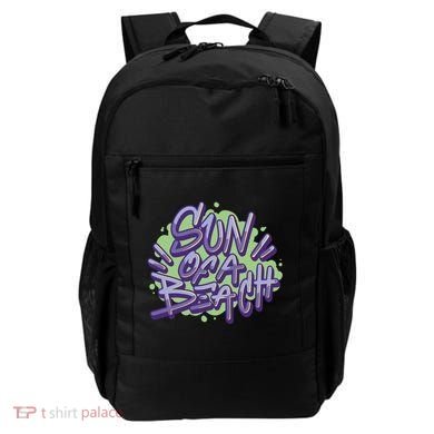Sun Of A Beach Graffiti Summer Backpack