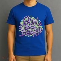 Sun Of A Beach Graffiti Summer T-Shirt thumb 3