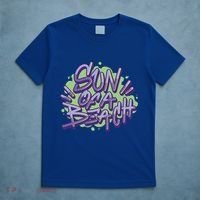 Sun Of A Beach Graffiti Summer T-Shirt thumb 5