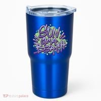 Sun Of A Beach Graffiti Summer Tumbler thumb 0