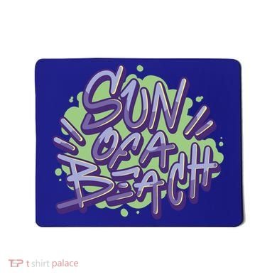 Sun Of A Beach Graffiti Summer Mousepad