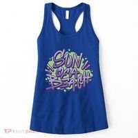 Sun Of A Beach Graffiti Summer Women's Tank Top thumb 0