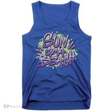 Sun Of A Beach Graffiti Summer Tank Top