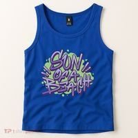 Sun Of A Beach Graffiti Summer Tank Top thumb 2