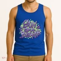 Sun Of A Beach Graffiti Summer Tank Top thumb 3