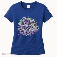 Sun Of A Beach Graffiti Summer Women's T-Shirt thumb 0