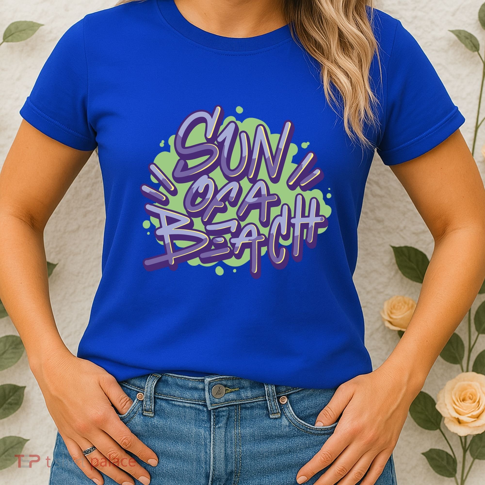 Sun Of A Beach Graffiti Summer Women's T-Shirt