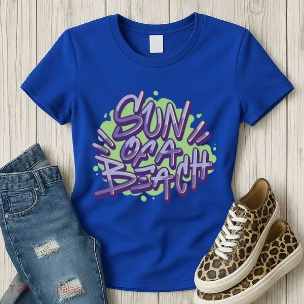 Sun Of A Beach Graffiti Summer Women's T-Shirt