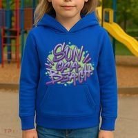 Sun Of A Beach Graffiti Summer Kids Hoodie thumb 3
