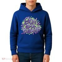 Sun Of A Beach Graffiti Summer Kids Hoodie thumb 4