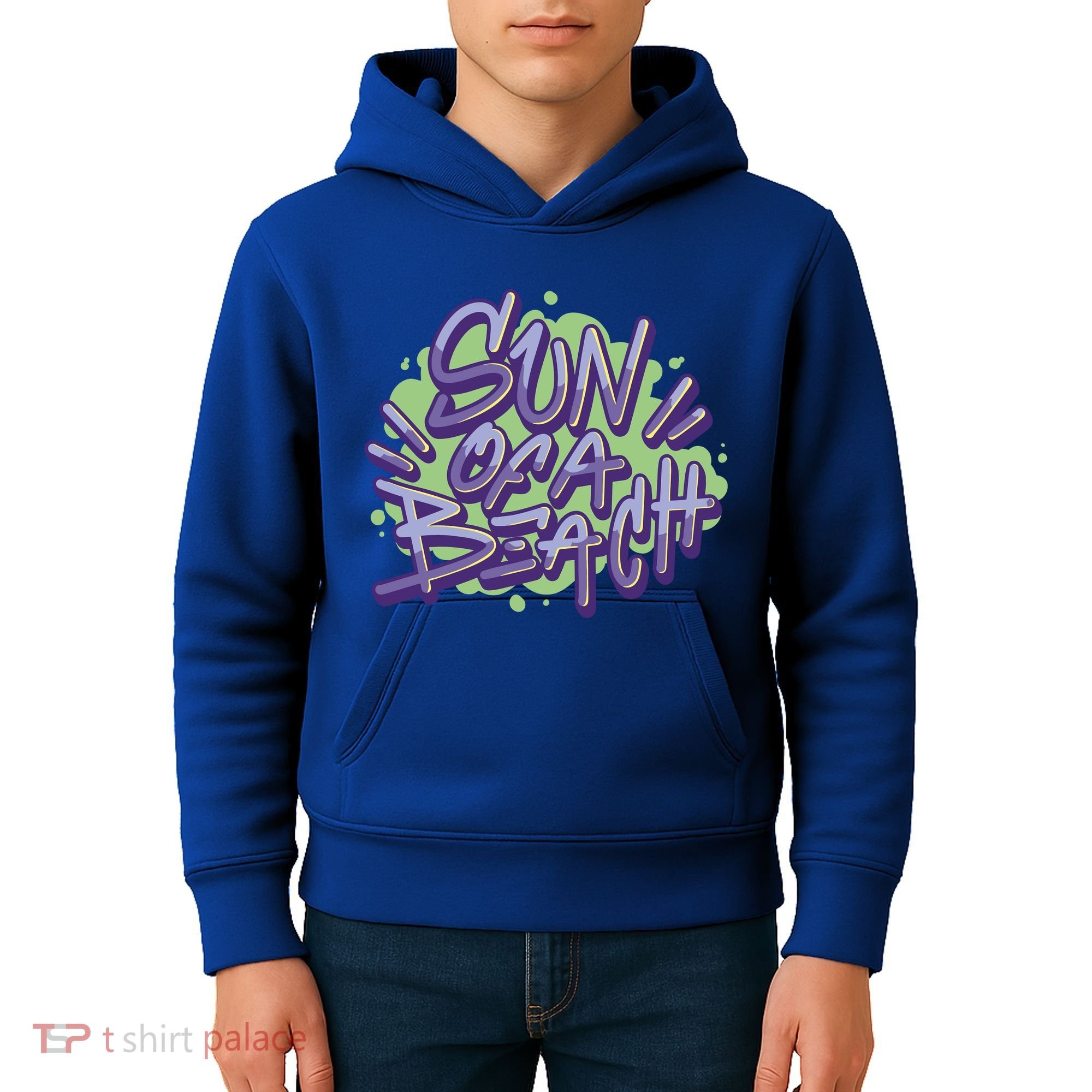 Sun Of A Beach Graffiti Summer Kids Hoodie