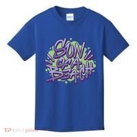 Sun Of A Beach Graffiti Summer Kids T-Shirt thumb 0