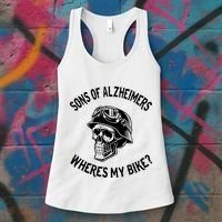 Sonz Of Alzheimers Wheres My Bike Women's Tank Top thumb 3