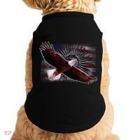 Soaring Metal Eagle American Flag Doggie Tank thumb 0