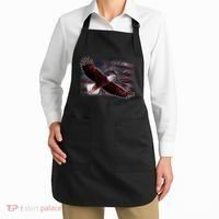 Soaring Metal Eagle American Flag Apron thumb 2