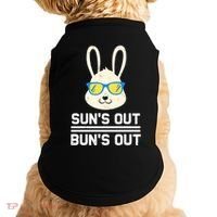 Suns Out Buns Out Funny Bunny Summer Quote Gift Doggie Tank thumb 0