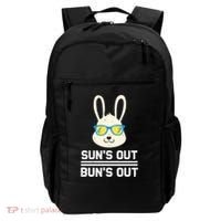 Suns Out Buns Out Funny Bunny Summer Quote Gift Backpack thumb 0