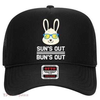 Suns Out Buns Out Funny Bunny Summer Quote Gift Hat