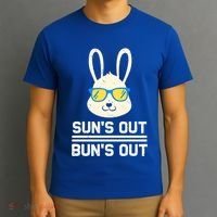 Suns Out Buns Out Funny Bunny Summer Quote Gift T-Shirt thumb 3