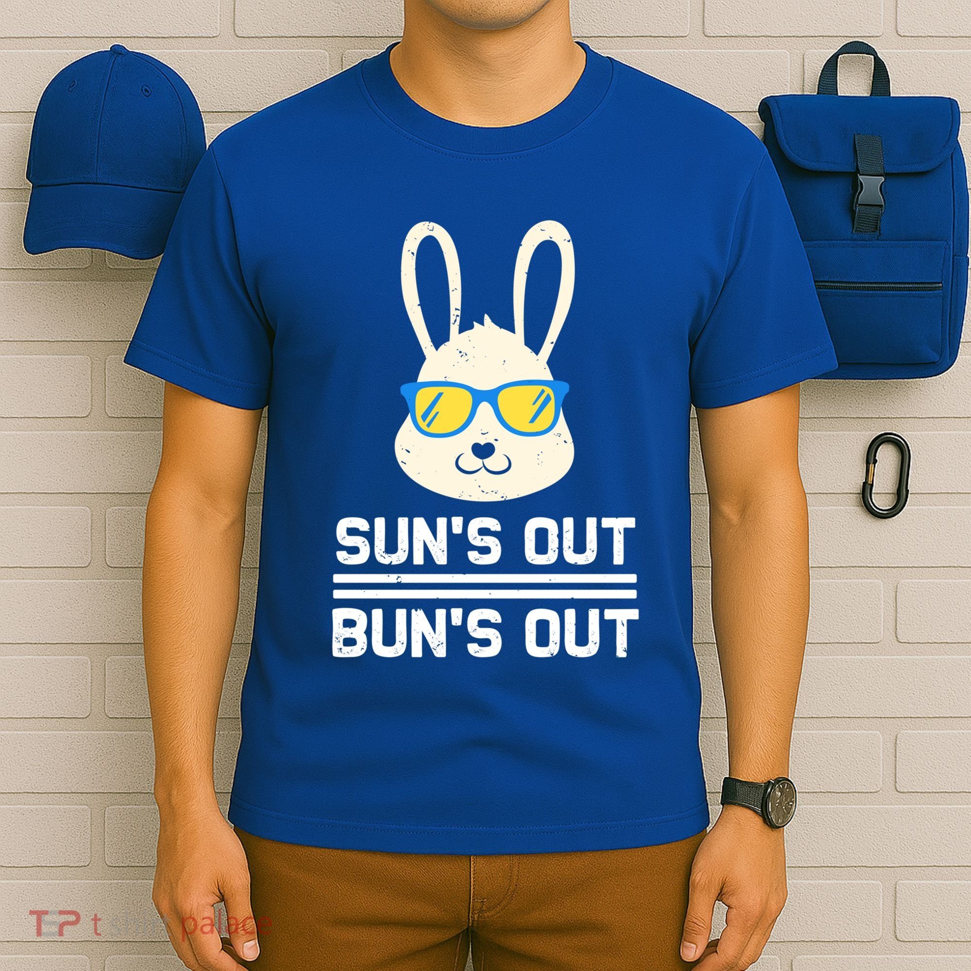 Suns Out Buns Out Funny Bunny Summer Quote Gift T-Shirt