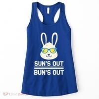 Suns Out Buns Out Funny Bunny Summer Quote Gift Women's Tank Top thumb 0