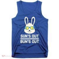 Suns Out Buns Out Funny Bunny Summer Quote Gift Tank Top thumb 0