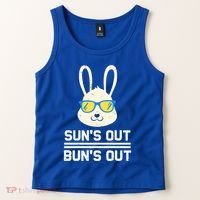Suns Out Buns Out Funny Bunny Summer Quote Gift Tank Top thumb 2