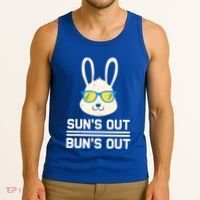 Suns Out Buns Out Funny Bunny Summer Quote Gift Tank Top thumb 3