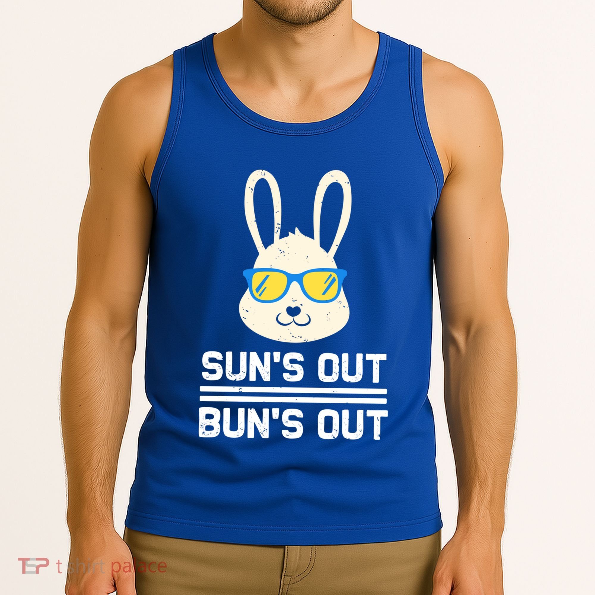 Suns Out Buns Out Funny Bunny Summer Quote Gift Tank Top