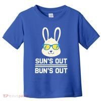 Suns Out Buns Out Funny Bunny Summer Quote Gift Toddler T-Shirt thumb 0