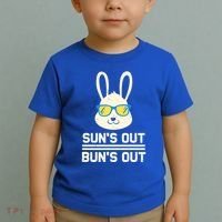 Suns Out Buns Out Funny Bunny Summer Quote Gift Toddler T-Shirt thumb 2