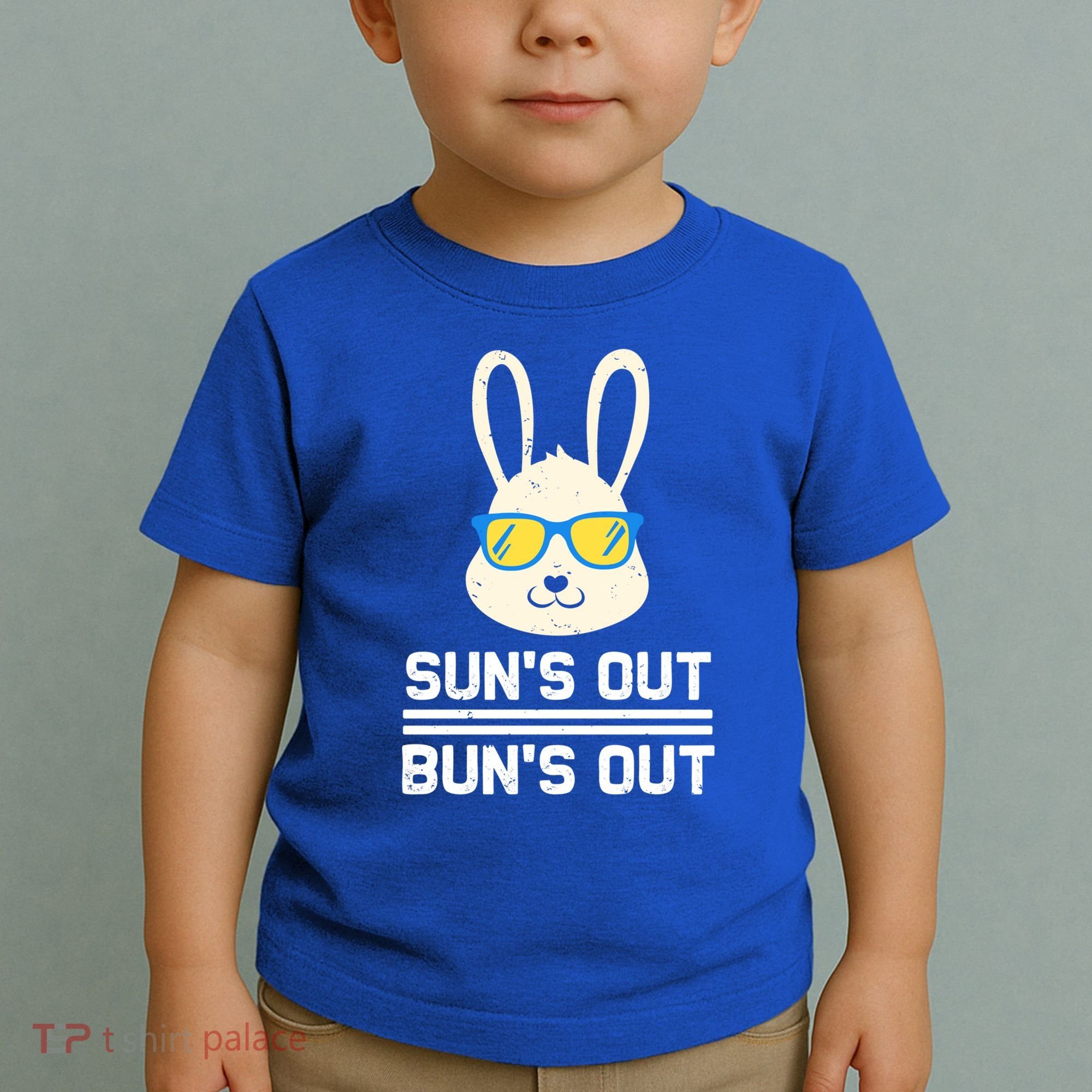 Suns Out Buns Out Funny Bunny Summer Quote Gift Toddler T-Shirt